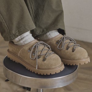 [로맨틱무브] 마운틴 윈터 클로그 R25U100 (베이지 스웨이드) R25U100