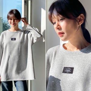 에디패치 밍크 박스 롱 티셔츠