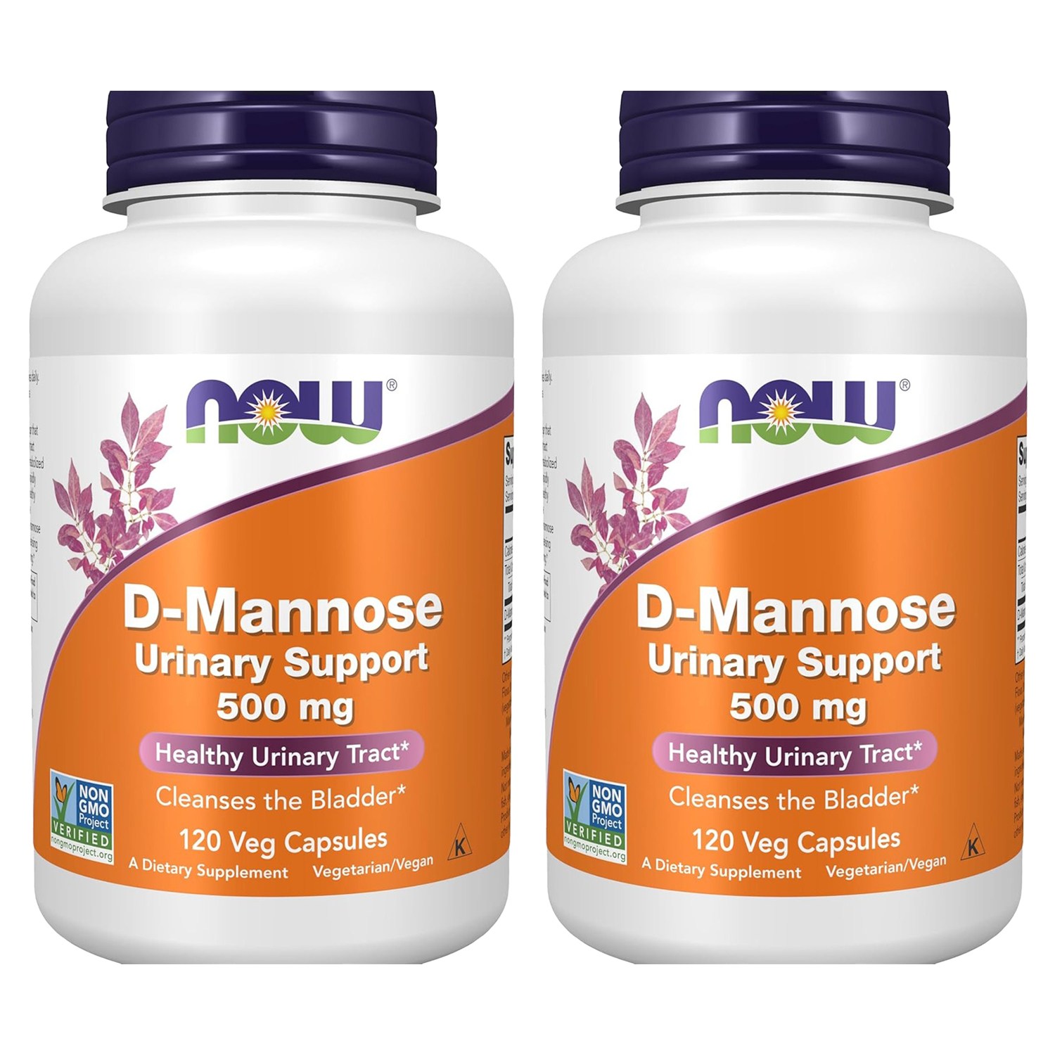 나우푸드 <b>D-마노스 500mg</b> 베지 캡슐  120정  2개