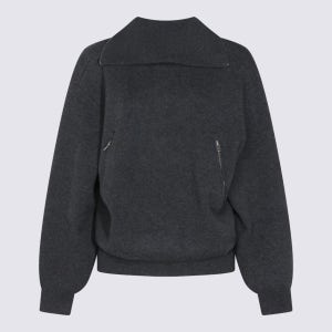 발렌시아가 니트웨어 그레이 849931 T1754 8519 25FW 스웨터 with pockets 849931T17548519 146894968