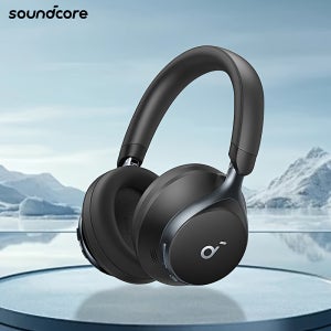 Soundcore Space One S1 오버이어 무선 헤드폰은 매력적인 디자인, 지능형 노이즈 캔슬링, 내장 마이크, 편안한 이어 쿠션, 고해상도 음질을 제공하여 스포츠, 러닝,