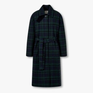 [롯데백화점] 스튜디오 톰보이 벨티드 체크 패턴 롱코트 9165411887 LE1220425085