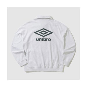 엄브로 UMBRO 에센셜 카라 하프집업 맨투맨 화이트 멜란지(UP323CFS93) UP323CFS93_WMG0 305300