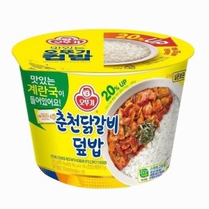 오뚜기 맛있는컵밥춘천닭갈비덮밥 310G