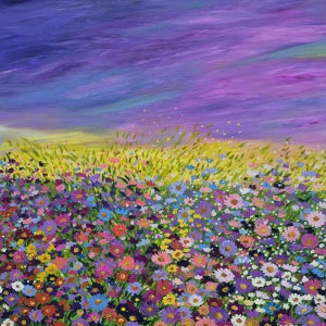 대형30호그림 빛의 들판, 끌로에 최 작가