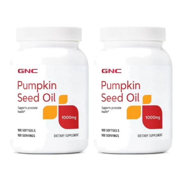 지엔씨 <b>펌킨 씨드 오일 1000mg</b> 호박씨유 100정 2개