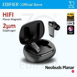 Edifier Neobuds 평면형 무선 블루투스 이어폰 평면형 자기 드라이버, 소음 제거, 고해상도, LDAC LHDC aptX