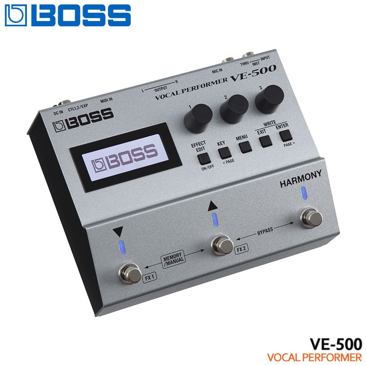 BOSS 보컬 퍼포머 이펙터 VE 500 1개 VE-500