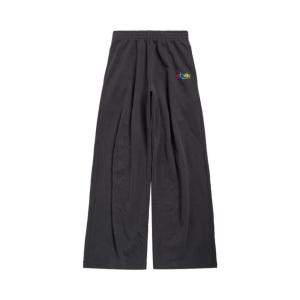 [정품인증] 발렌시아가 배기 블랙 스웨트팬츠 이베이