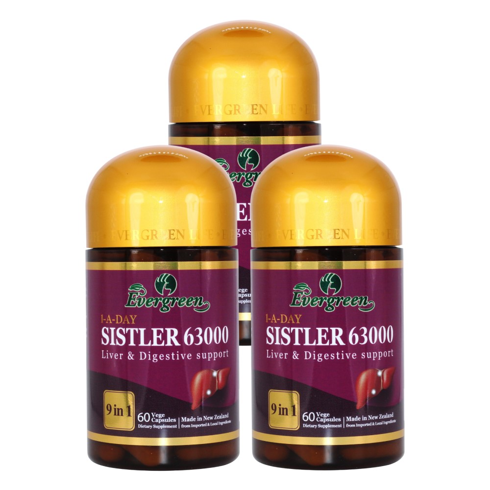 <b>에버그린</b> 뉴질랜드 밀크씨슬 시슬러 63000 60캡슐 3개