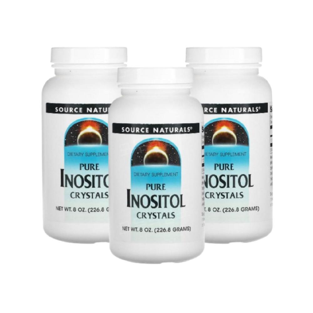 소스내추럴스 <b>퓨어 이노시톨 파우더</b> 226.8g 분말 Inositol 3개