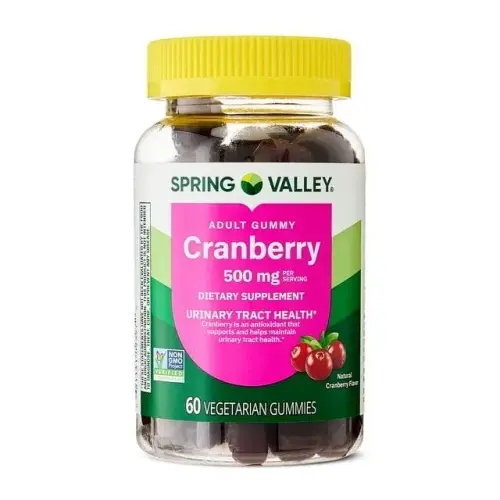 Spring Valley 크랜베리 500mg 구미 젤리 60정