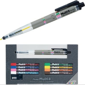 펜텔 멀티8 PH802ST 색연필 샤프 세트