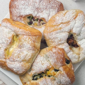 치아바타 4종 (올리브치즈 무화과 삼색 콩 고구마) 삼색 콩 치아바타 253g 2개입