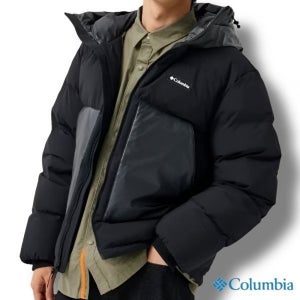 [백화점출고] 컬럼비아 남성 구스 다운 경량패딩 뷰트 자켓