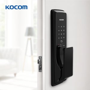 코콤 무타공도어락 푸시풀 현관문도어락 디지털 방화문 번호키 설치 KDL-HP750S