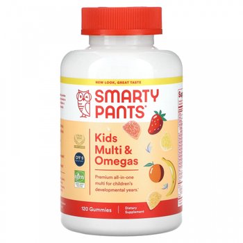스마티팬츠 <b>키즈 포뮬라</b> 비타민 오메가3 <b>딸기 바나나 오렌지 레몬</b> 맛 구미젤리 120개