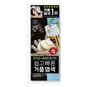 미쟝센 올뉴 쉽고빠른 거품염색 흑색 x 2개