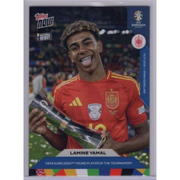 2024 탑스 나우 라민 야말 062 토너먼트 신인 RC 축구 카드  2024 탑스 나우 라민 야말 062 토너먼트 신인 R
