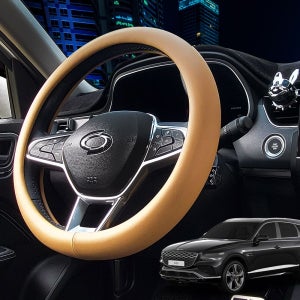 GV80 가죽 논슬립 핸들커버 원톤 호환 전차종호환핸들커버 자동차핸들커버 차량용핸들커버