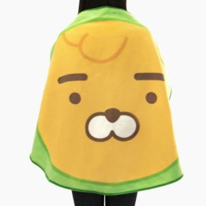 [크레마] 카카오프렌즈 무릎담요 라이언 원형 캐릭터 담요 무릎 망토 밍크 사무실 학교 차량용 캠핑 차박_58504526