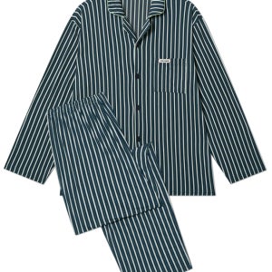 실키브리즈 스트라이프 남성 파자마 세트