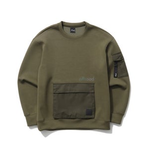 [오프로드] [OFFROAD] 폴리 포켓프린트 맨투맨_5IE5303