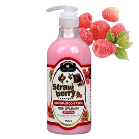 반려견순한샴푸 강아지 스트로베리 순한 샴푸 750ml