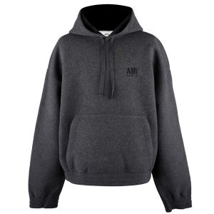 [아미] 아미 로고 남성 후드 티셔츠 그레이 H21HOW520750 055