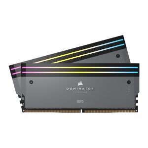 커세어 DDR5 32GB PC5-48000 CL30 Dominator Titanium 그레이 패키지 메모리 (16Gx2)