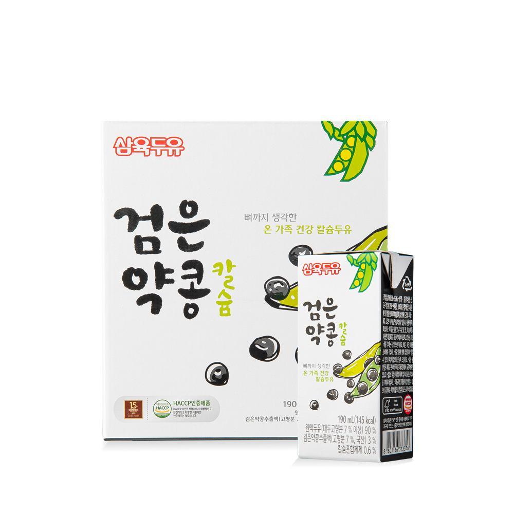 삼육식품 삼육두유 검은약콩 칼슘두유