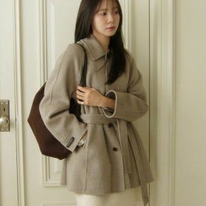 [올리브데올리브] [꼬민지PICK]A라인 싱글 하프코트 OW5WHA550