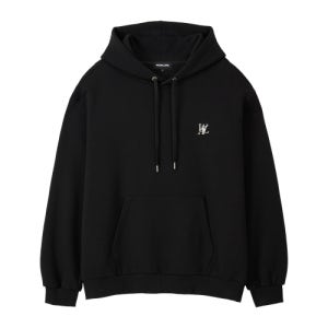[우알롱] Signature standard hoodie - BLACK WL254JHD01MBLK