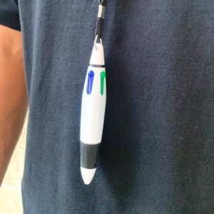 야외활동 성경학교 목걸이형 4색 볼펜 개학 신학기 새학기 교회 어린이집 유치원