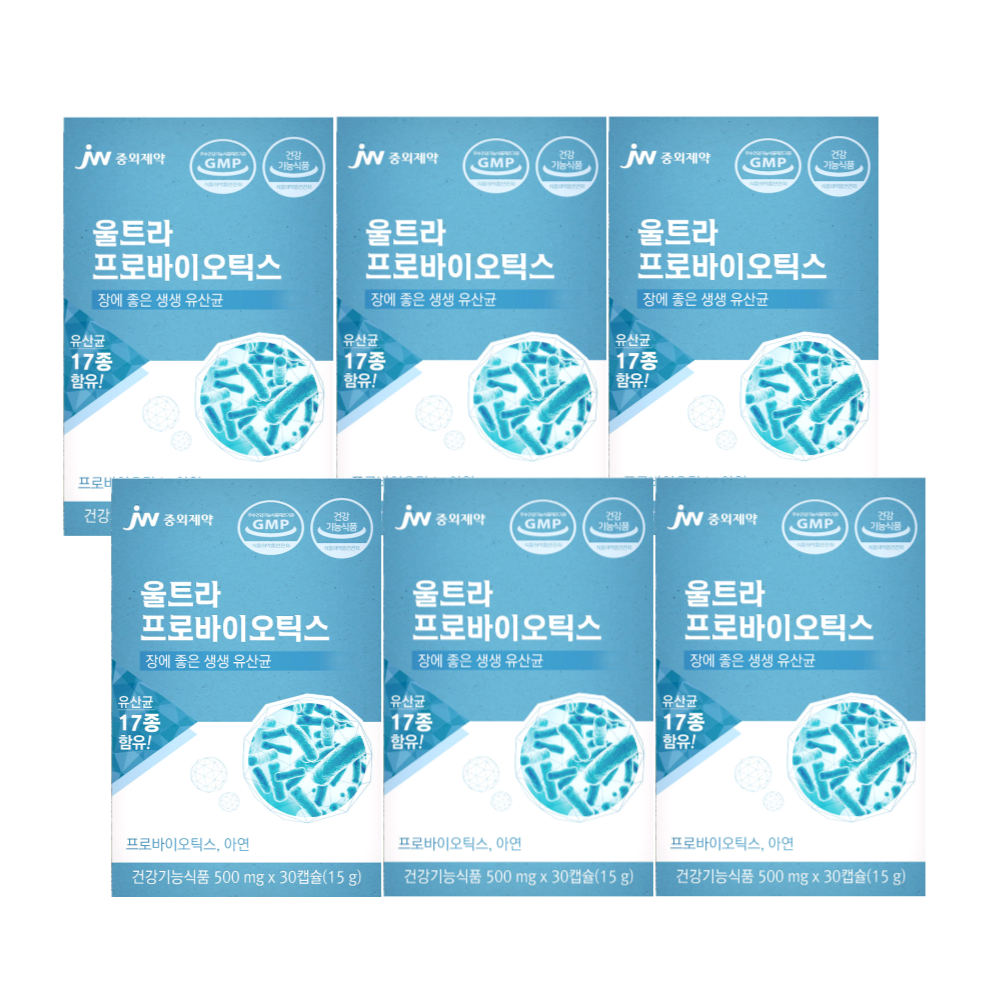 <b>중외제약</b> 울트라 프로바이오틱스  30정  6개