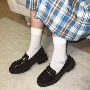 [SPUR]Classical Chunky Loafer -US8042BK