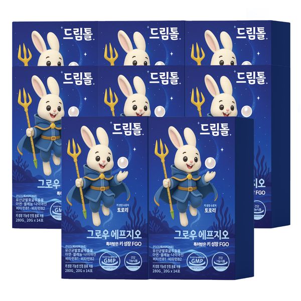 [드림톨] 드림톨 그로우 에프지오 8Box(16주분) <b>키크는</b> 유산균발효굴추출물 FGO