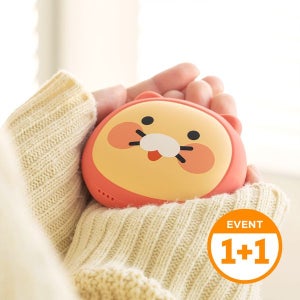 [1+1 SET] 양면발열 미니 손난로 핫팩 대용량 보조배터리 5000mAh 모음 카카오프렌즈/니니즈