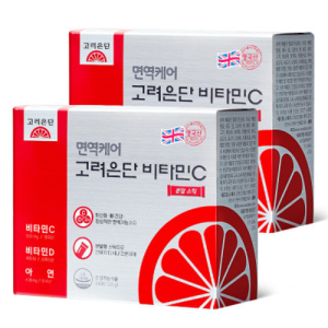 <b>고려은단</b> 면역케어 <b>고려은단</b> 비타민C 분말 스틱 60포 X 2개