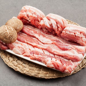 [온누리상품] [ 신축산 도매 ] 한돈 국내산 삼겹살 + 목살 + 항정살 + 뒷고기  국내산 맛있는 돼지고기 골라담기 600g