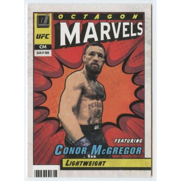 2022 돈러스 UFC 옥타곤 마블스 4 코너 맥그리거 라이트급 공식 MMA 트레이딩 카드 원시NM 이상 상태