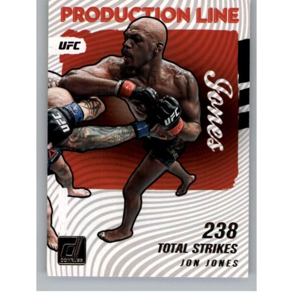 2022 돈러스 UFC 생산 라인 4 존 존스 라이트 헤비급 공식 MMA 트레이딩 카드NM 이상 상태