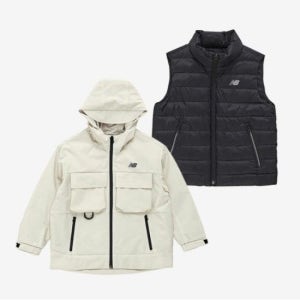 키즈바람막이 HQK NK9QF1107U-39 ESSENTIAL_바람막이+신슐베스트 2in1 세트