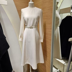 아이잗컬렉션 [하프클럽]더아이잗2024SS   봄최신상   벨트정장플레어원피스IP3A0OP051