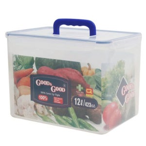 굿앤굿 밀폐용기 12L 핸디형 반찬통 김치통 플라스틱통