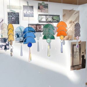 스테인드글라스 미드센추리 컬러 크리스탈 썬캐쳐, 쎄알리스