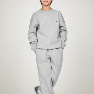 타미힐피거 키즈 [Unisex] 베이직 플리스 상하의 세트 T42E6KKO18CBT4P1A