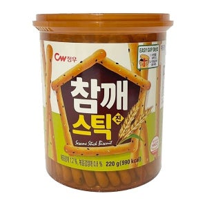 청우식품 청우 참깨스틱 220g 참깨과자 간식 학교 유치원 어린이집