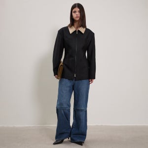 [블러썸에이치컴퍼니] RAY WOOL SILK ZIP UP JACKET