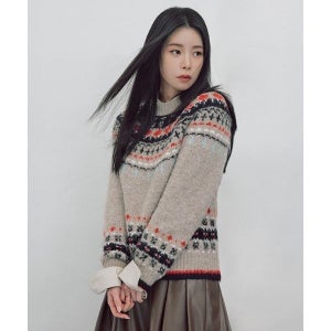 [더엣지] 25FW 울혼방 노르딕 풀오버